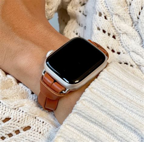 apple watch bands for women leather|thin leather apple watch band.